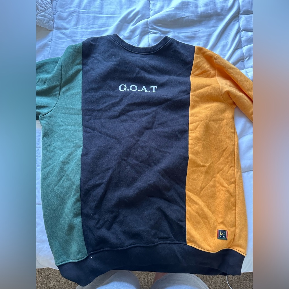 G.O.A.T multi color sweater shirt
